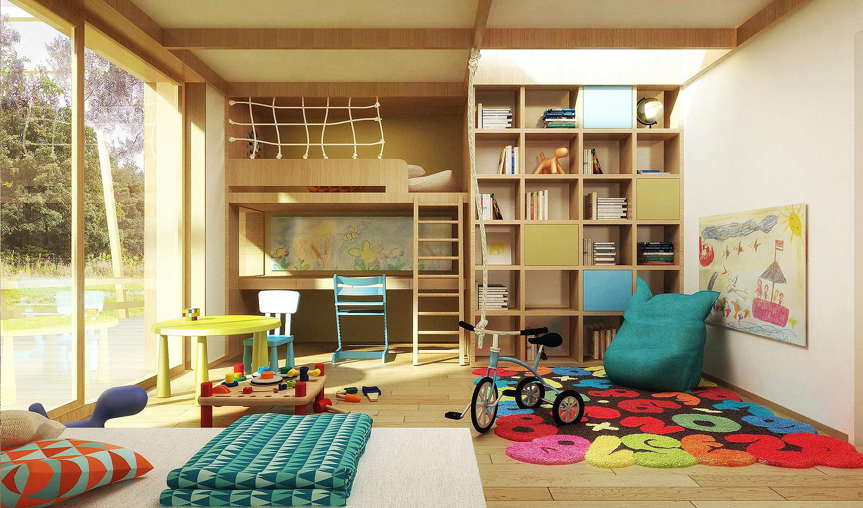 Dětský pokoj dle návrhu designéra